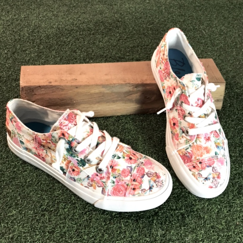 Light Floral Blowfish Sneakers